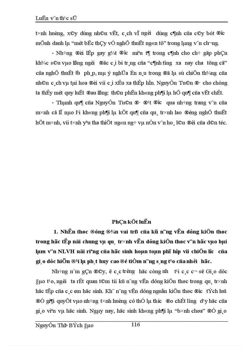image for page Những biện pháp phát triển năng lực vận dụng kiến thức văn học của học sinh vào làm văn nghị luận văn học ở trường THPT