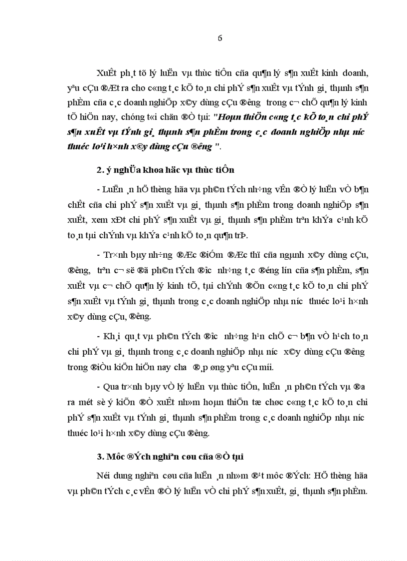 image for page Hoàn thiện công tác kế toán chi phí sản xuất và tính giá thành sản phẩm trong các doanh nghiệp nhà nước thuộc loại hình xây dựng cầu đường