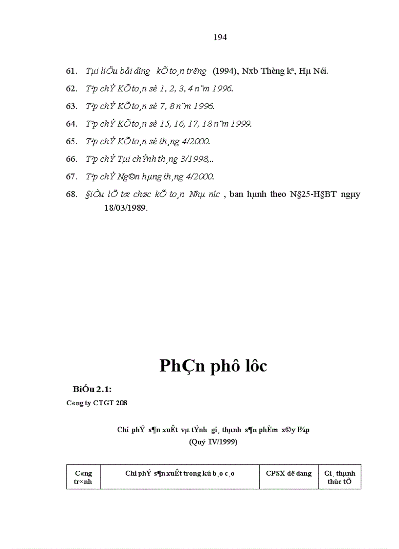 image for page Hoàn thiện công tác kế toán chi phí sản xuất và tính giá thành sản phẩm trong các doanh nghiệp nhà nước thuộc loại hình xây dựng cầu đường