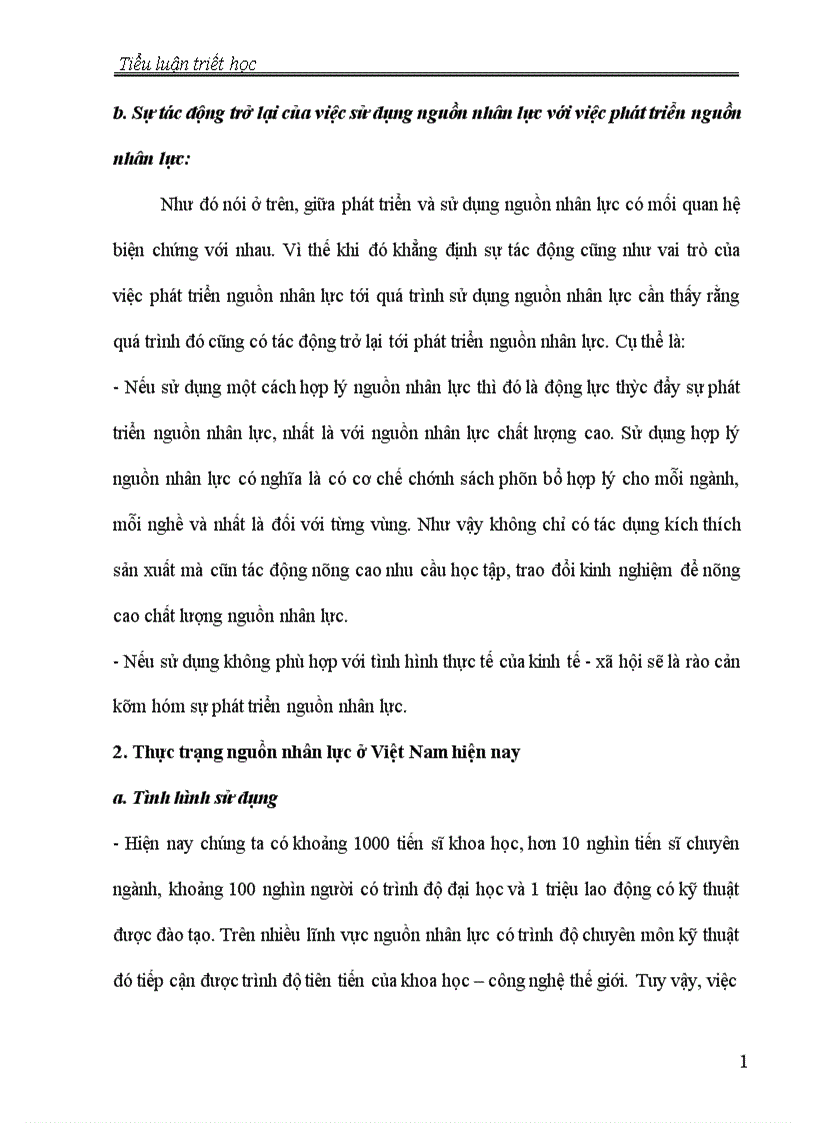 image for page biện chứng của quá trình phát triển và sử dụng nguồn nhân lực ở việt nam đến năm 2010