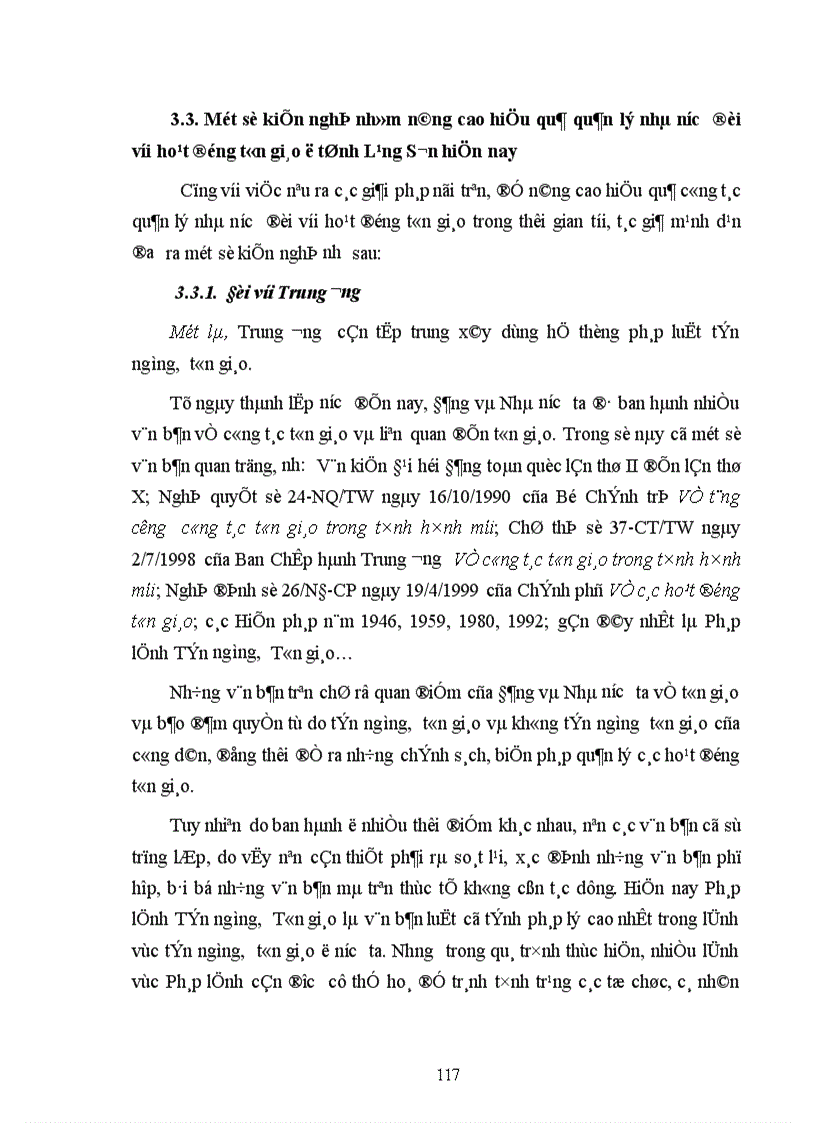 image for page Quản lý Nhà nước đối với hoạt động tôn giáo ở Lạng Sơn hiện nay