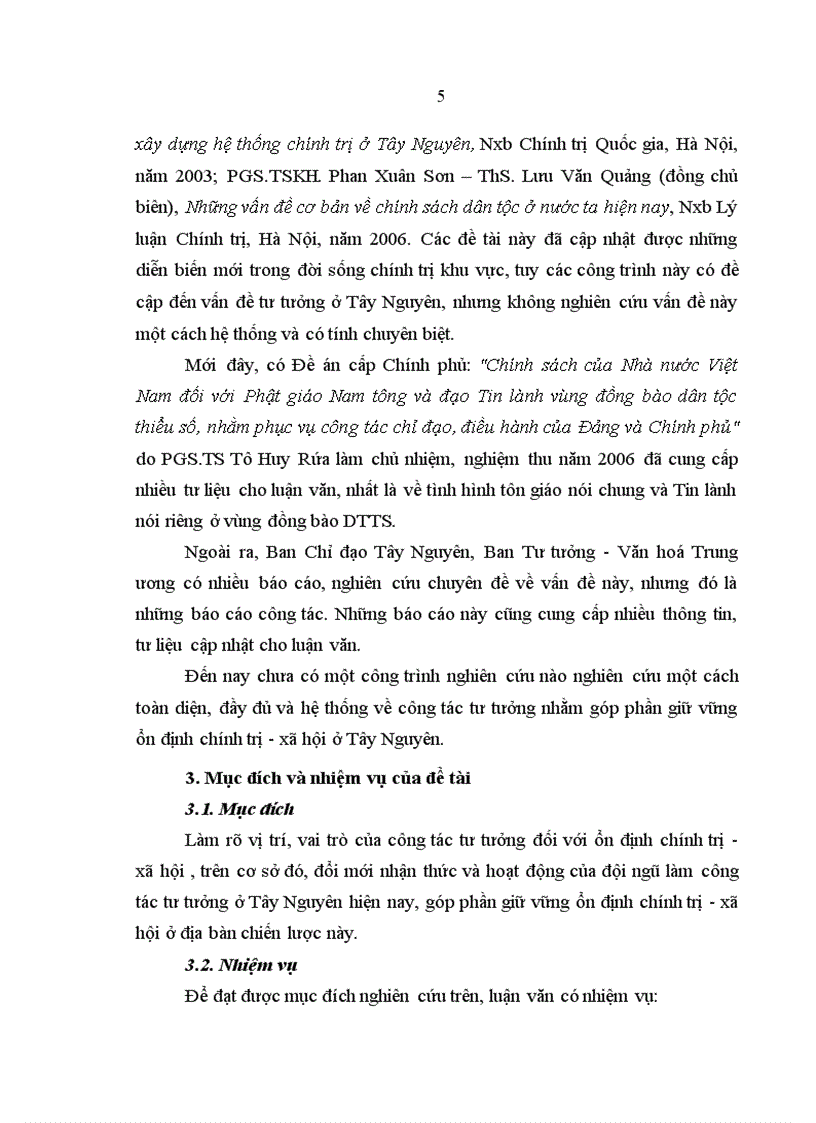 image for page Công tác tư tưởng với việc ổn định tình hình chính trị xã hội ở Tây Nguyên hiện nay