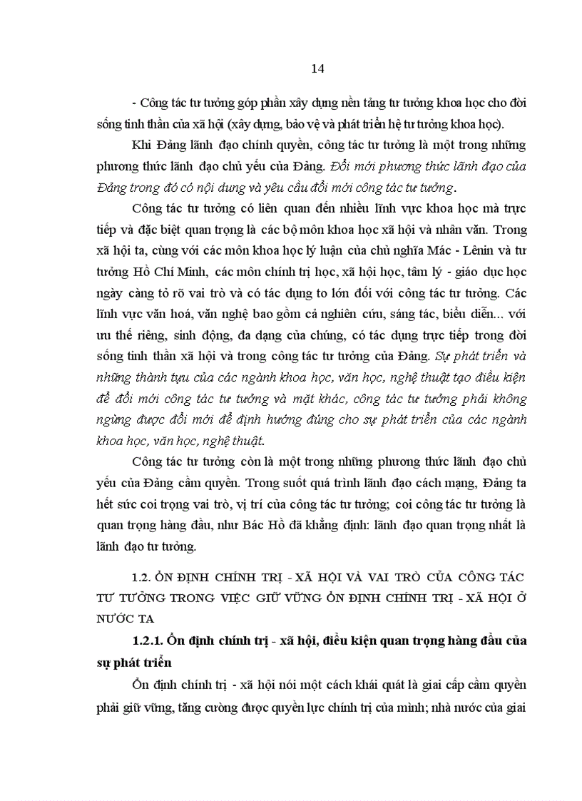 image for page Công tác tư tưởng với việc ổn định tình hình chính trị xã hội ở Tây Nguyên hiện nay