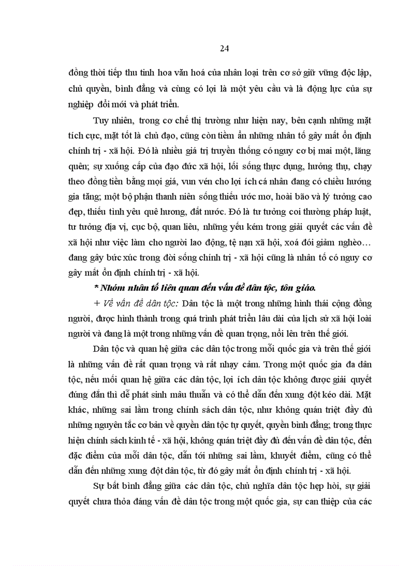 image for page Công tác tư tưởng với việc ổn định tình hình chính trị xã hội ở Tây Nguyên hiện nay