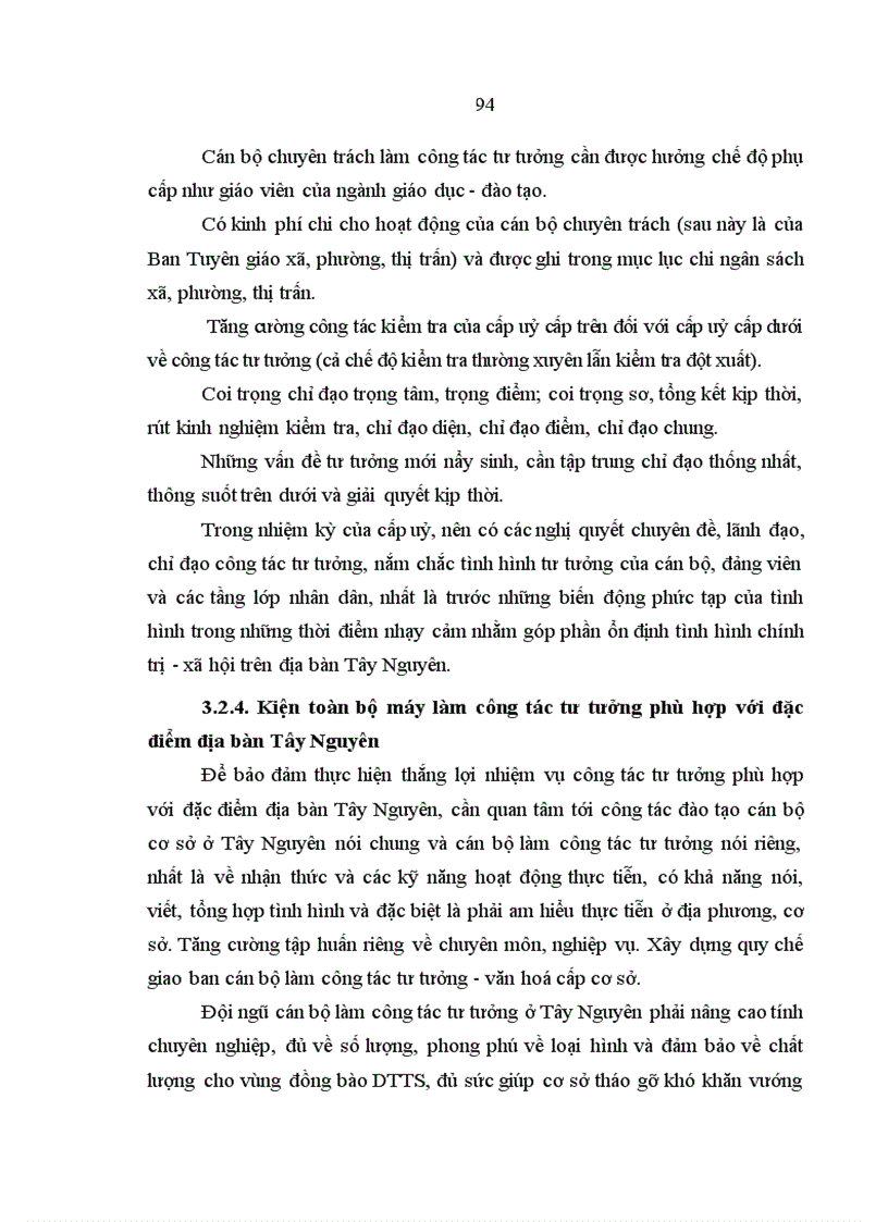 image for page Công tác tư tưởng với việc ổn định tình hình chính trị xã hội ở Tây Nguyên hiện nay