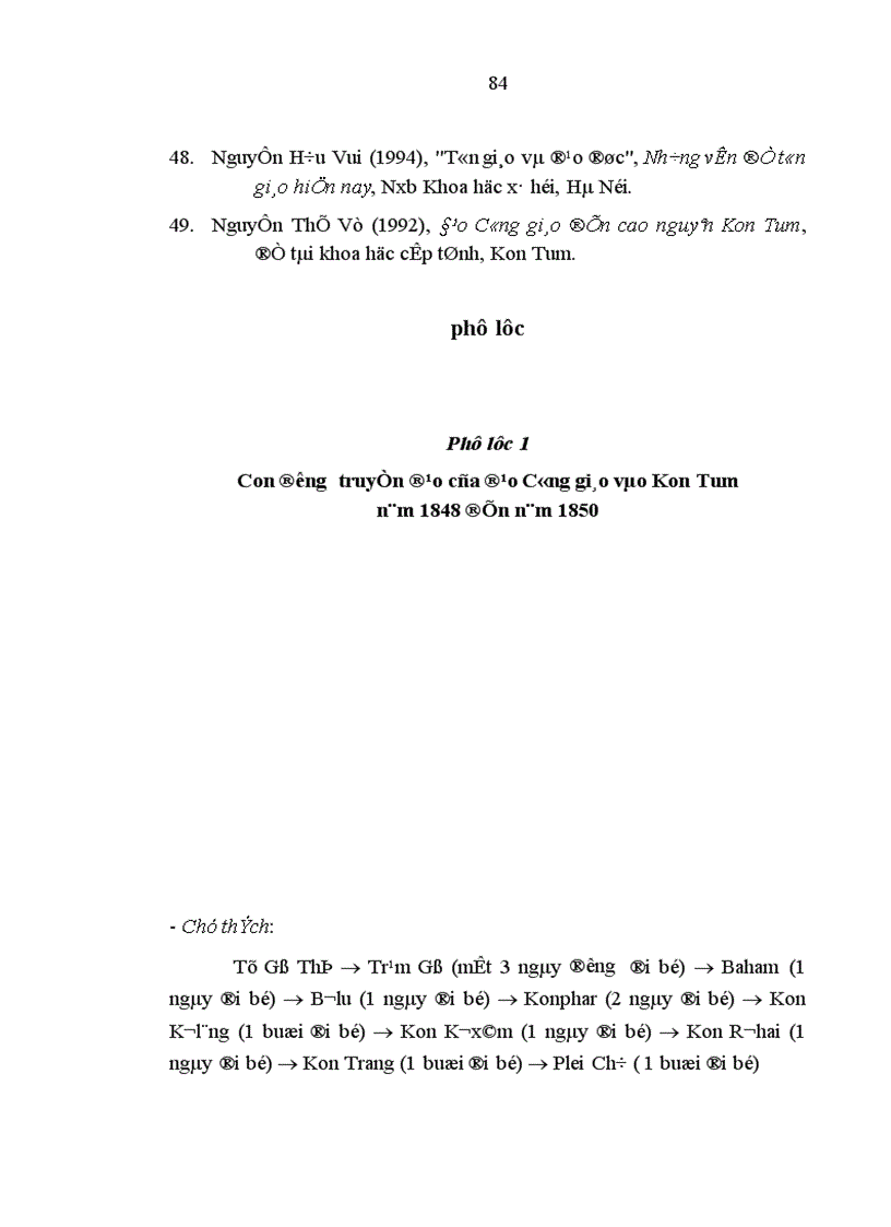 image for page ảnh hưởng của đạo Công giáo đối với đồng bào dân tộc Bana tỉnh Kon Tum