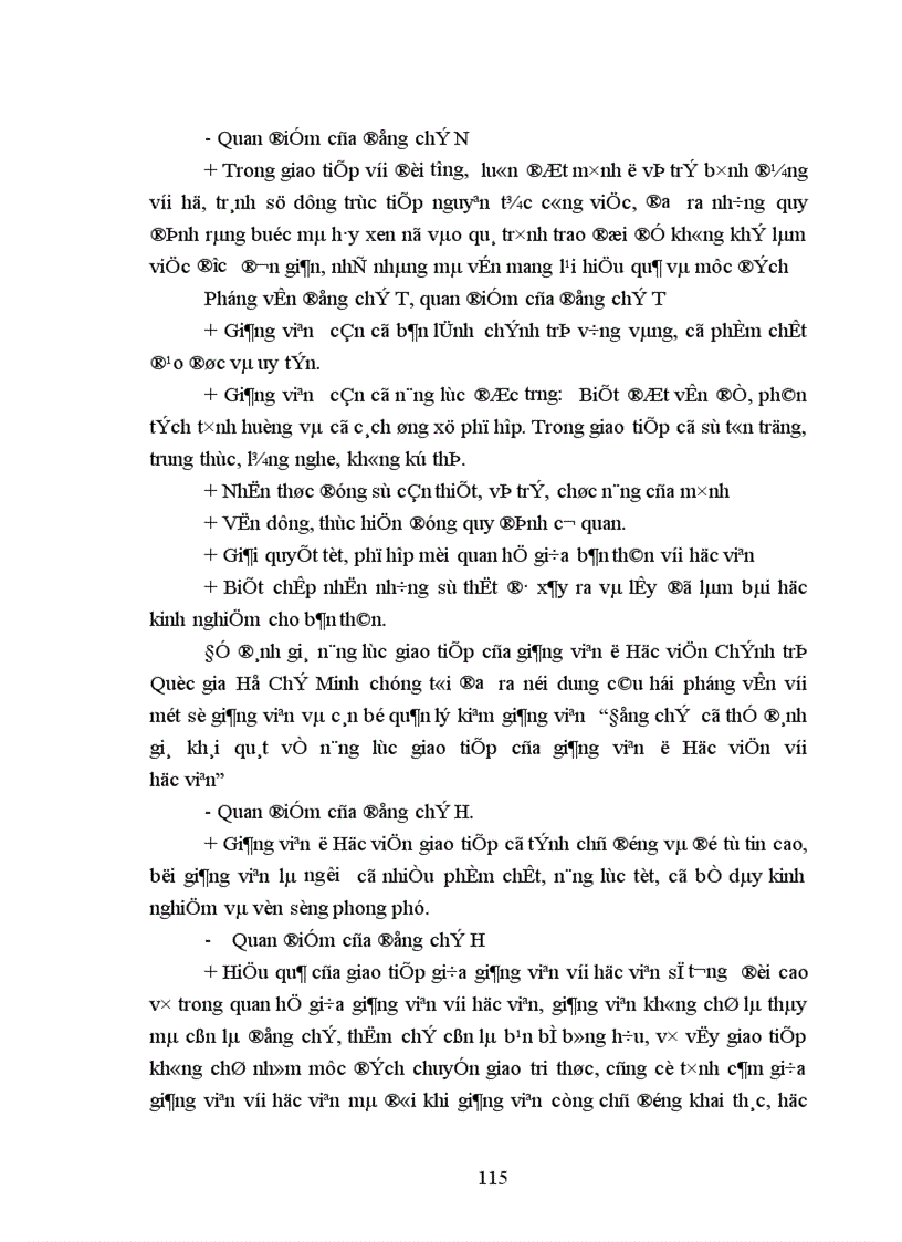 image for page Kỹ năng giao tiếp với học viên của giảng viên Học viện Chính trị quốc gia Hồ Chí Minh