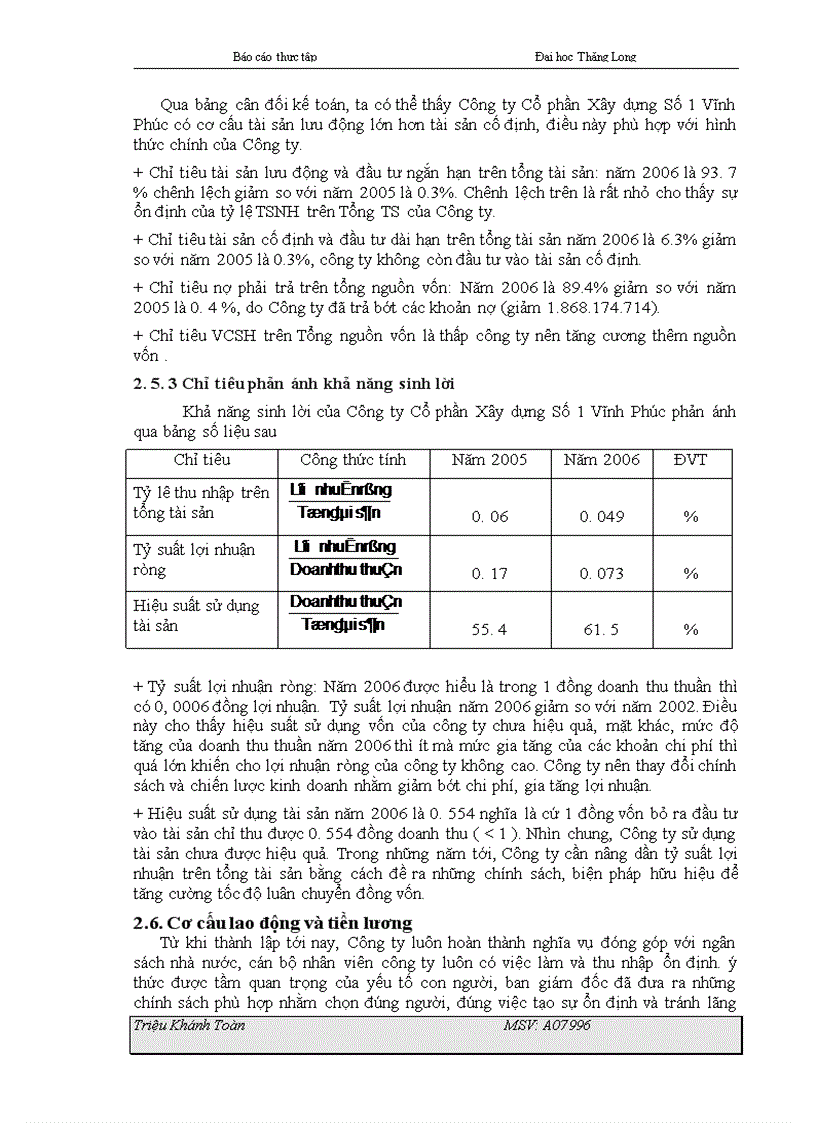 image for page báo cáo thực tập tổng hợp của Công ty Cổ phần Xây dựng Số