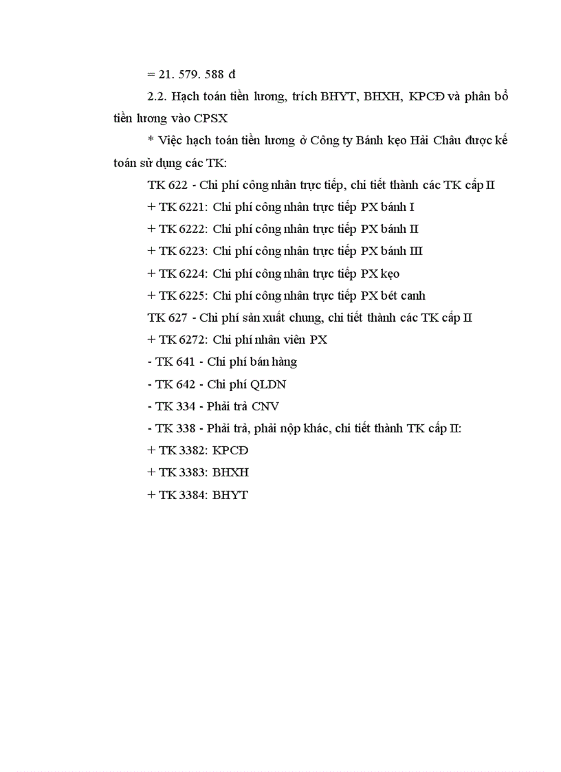 image for page Thực trạng và một số ý kiến nhằm thực hiện công tác kế toán tại công ty bánh kẹo Hải Châu