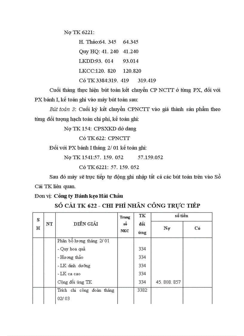 image for page Thực trạng và một số ý kiến nhằm thực hiện công tác kế toán tại công ty bánh kẹo Hải Châu
