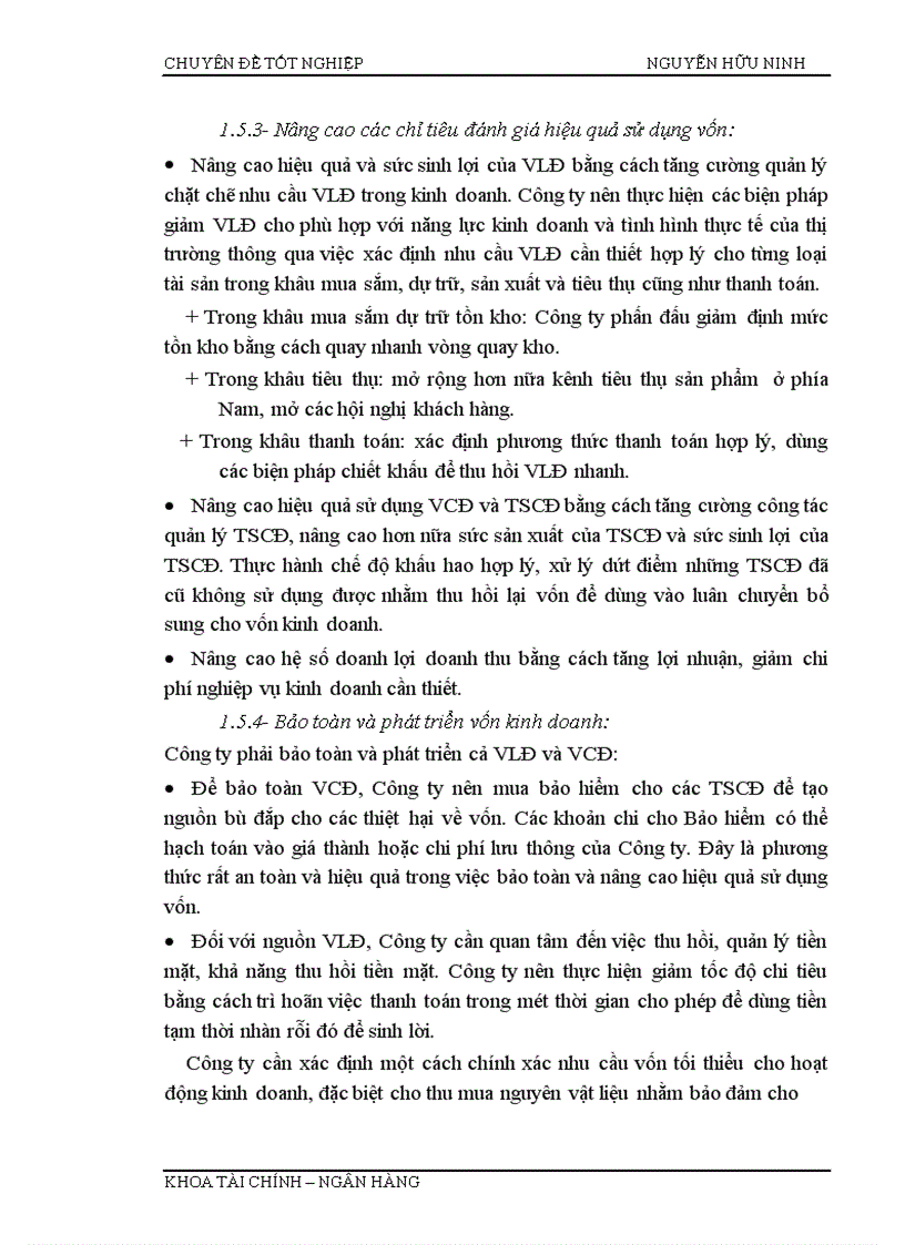 image for page Phân tích tình hình tài chính thông qua hệ thống báo cáo tài chính kế toán và các biện pháp nâng cao hiệu quả sử dụng vốn kinh doanh tại Công ty XNK Thiết bị điện ảnh truyền hình 1
