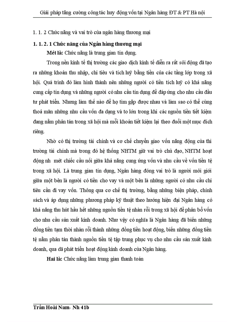 image for page Giải pháp tăng cường công tác huy động vốn tại Ngân hàng Đầu tư và Phát triển thành phố Hà nội 1