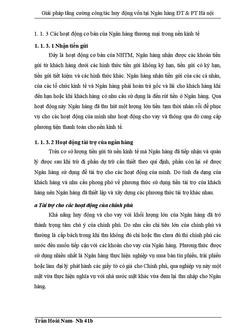 image for page Giải pháp tăng cường công tác huy động vốn tại Ngân hàng Đầu tư và Phát triển thành phố Hà nội 1