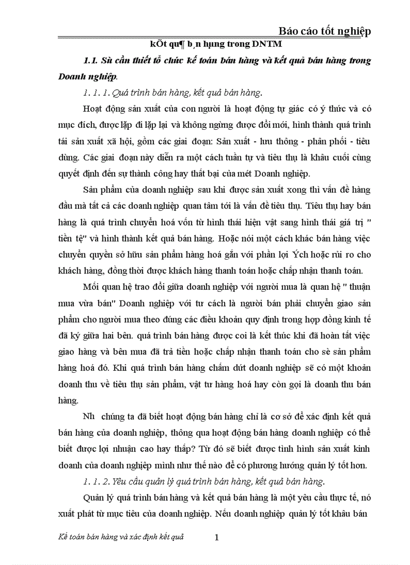 image for page Tổ chức kế toán bán hàng và xác định kết quả bán hàng ở công ty vật tư thiết bị toàn bộ MaTexim 1
