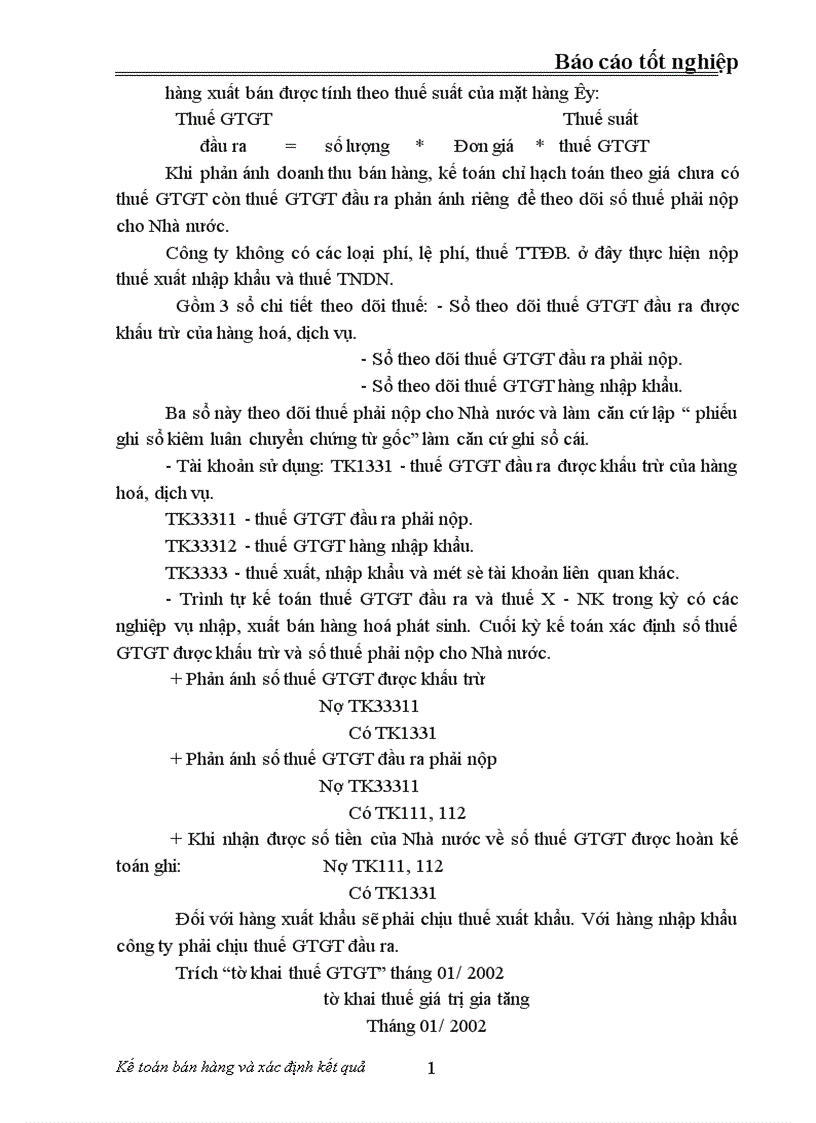 image for page Tổ chức kế toán bán hàng và xác định kết quả bán hàng ở công ty vật tư thiết bị toàn bộ MaTexim 1