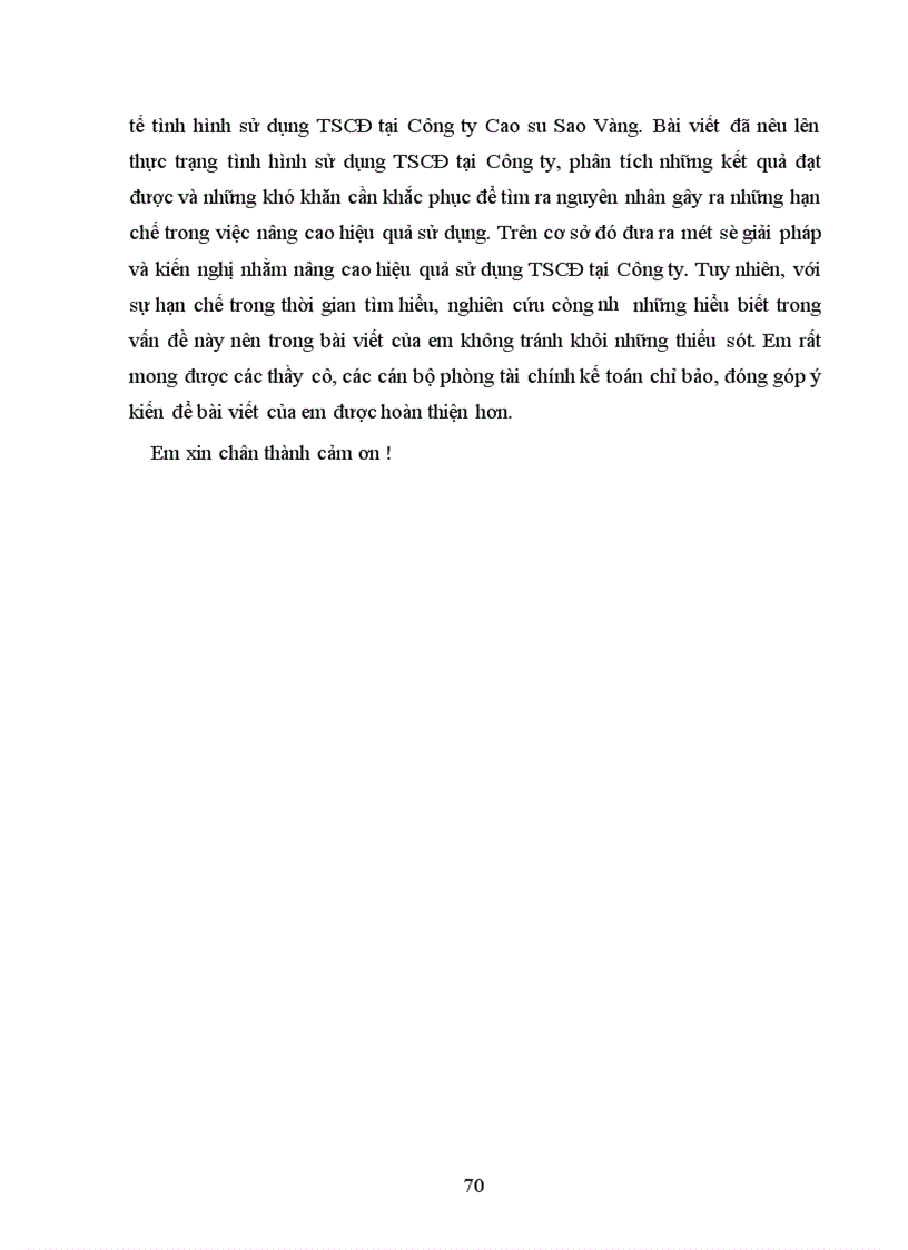 image for page Giải pháp nâng cao hiệu quả sử dụng TSCĐ tại Công ty Cao su Sao Vàng Hà Nội 1