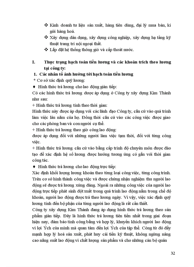 image for page Hạch toán tiền lương và các khoản trích theo lương tại Công ty trách nhiệm hữu hạn xây dựng công trình Hoàng Hà 1