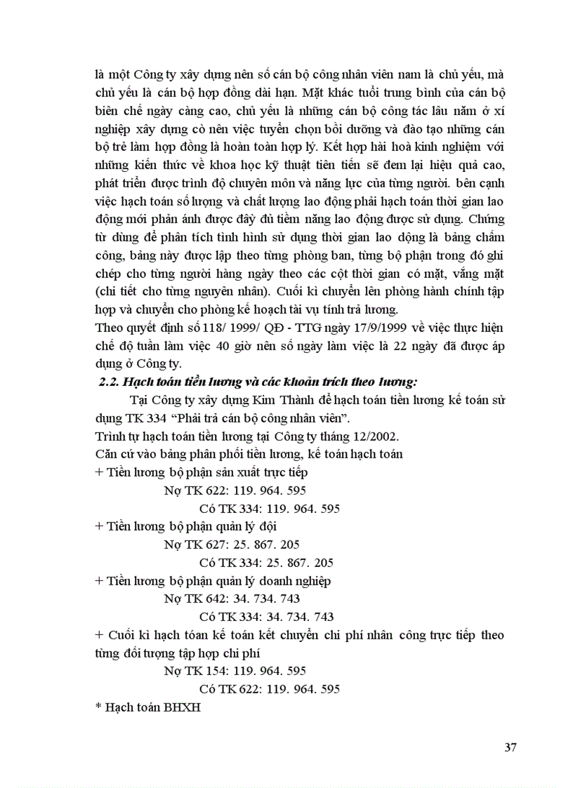image for page Hạch toán tiền lương và các khoản trích theo lương tại Công ty trách nhiệm hữu hạn xây dựng công trình Hoàng Hà 1