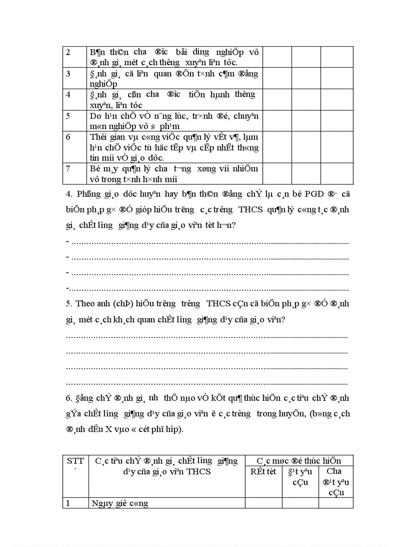 image for page Một số biện pháp đổi mới công tác đánh giá chất lượng giảng dạy của giáo viên ở các trường THCS huyện Phú xuyên tỉnh Hà Tây 1