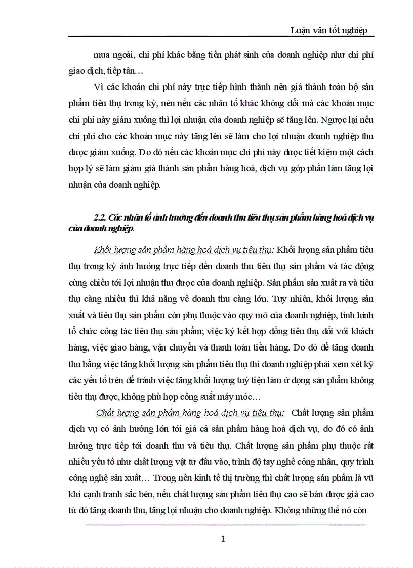 image for page Lợi nhuận và một số giải pháp chủ yếu tăng lợi nhuận tại Công ty TNHH Thành Công 1