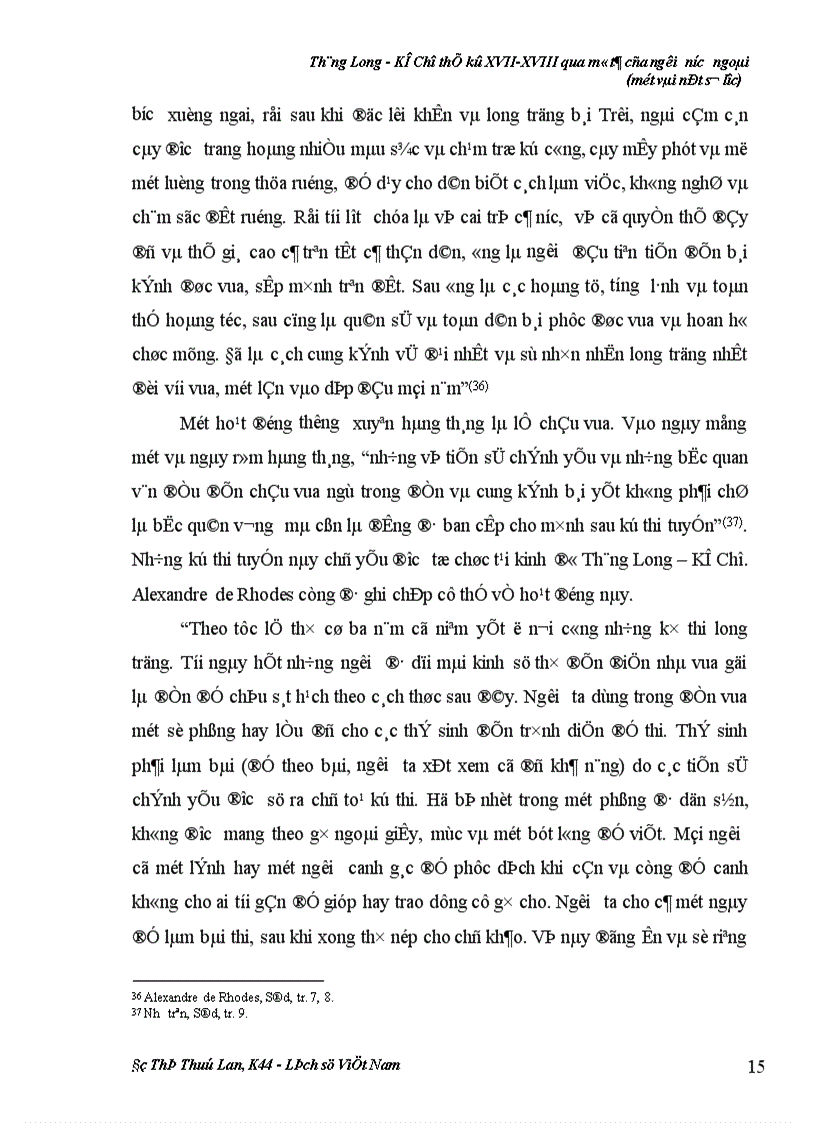 image for page Thăng Long Kẻ Chợ thế kỷ XVII XVIII qua mô tả của người nước ngoài một vài nét sơ lược 1