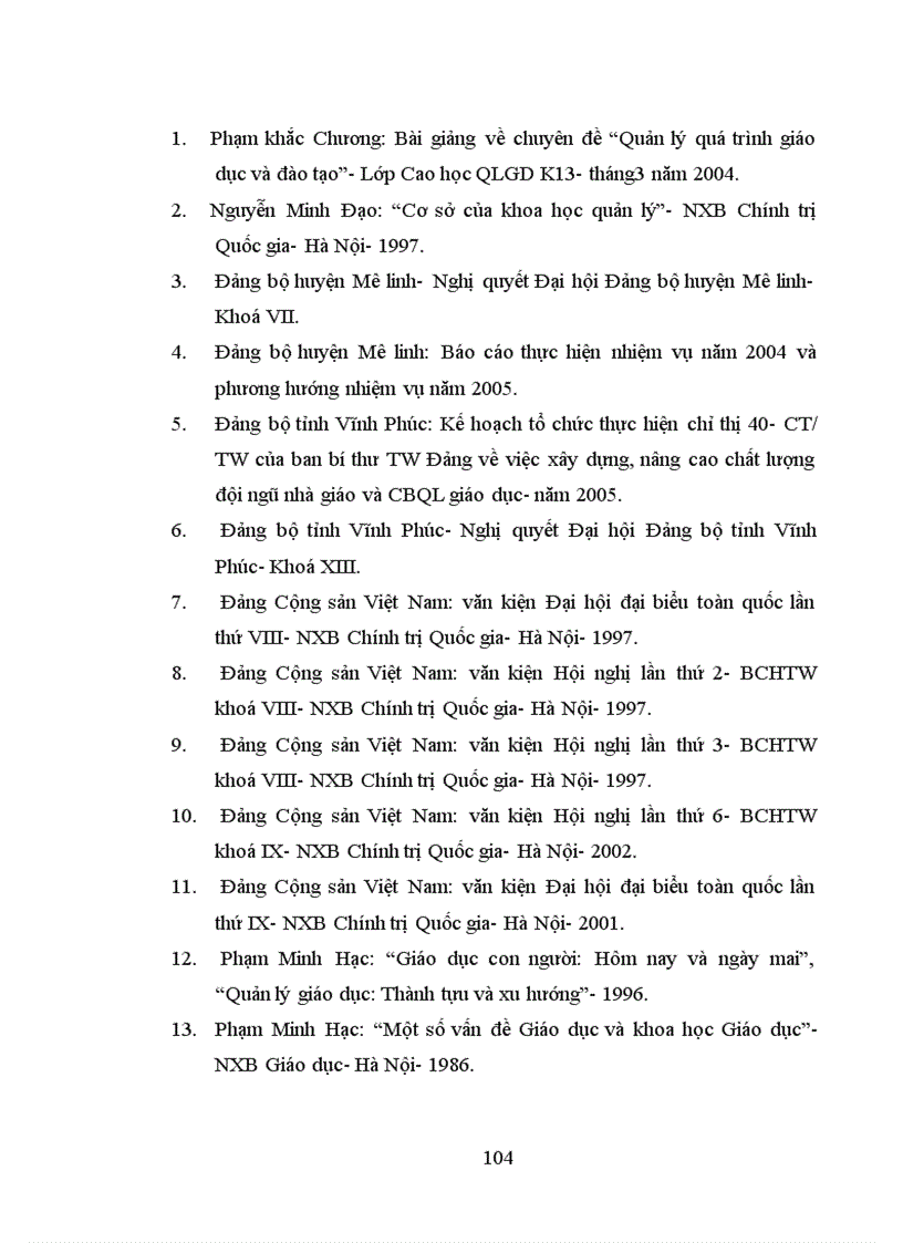 image for page Một số biện pháp bồi dưỡng đội ngũ hiệu trưởng trường THCS huyện Mê Linh tỉnh Vĩnh Phúc trong giai đoạn hiện nay 1