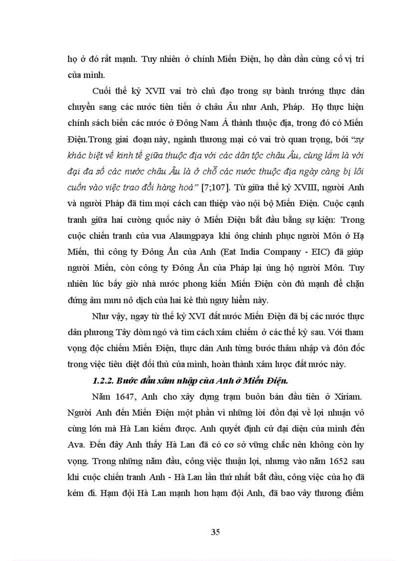image for page Quá trình xâm nhập cai trị của thực dân Anh ở Miến Điện và hậu quả của nó từ năm 1647 đến năm 1948