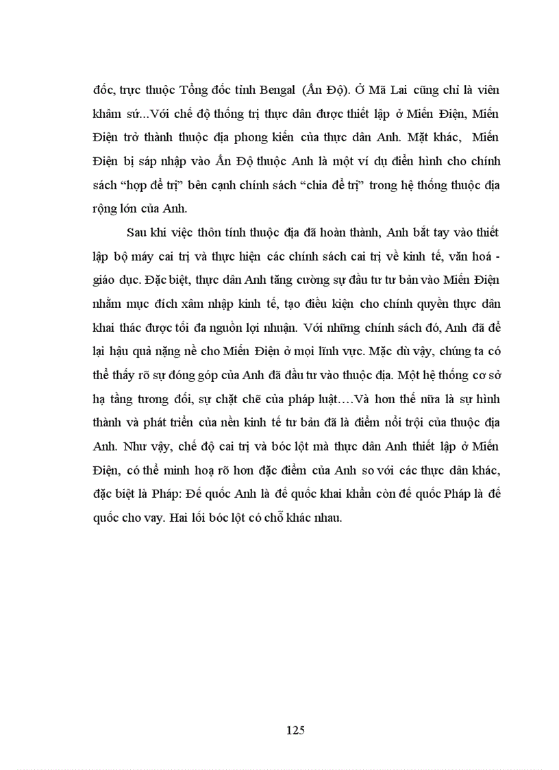 image for page Quá trình xâm nhập cai trị của thực dân Anh ở Miến Điện và hậu quả của nó từ năm 1647 đến năm 1948
