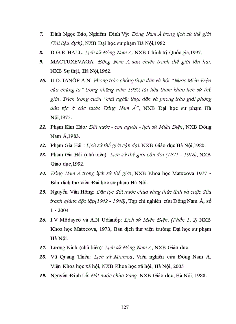 image for page Quá trình xâm nhập cai trị của thực dân Anh ở Miến Điện và hậu quả của nó từ năm 1647 đến năm 1948
