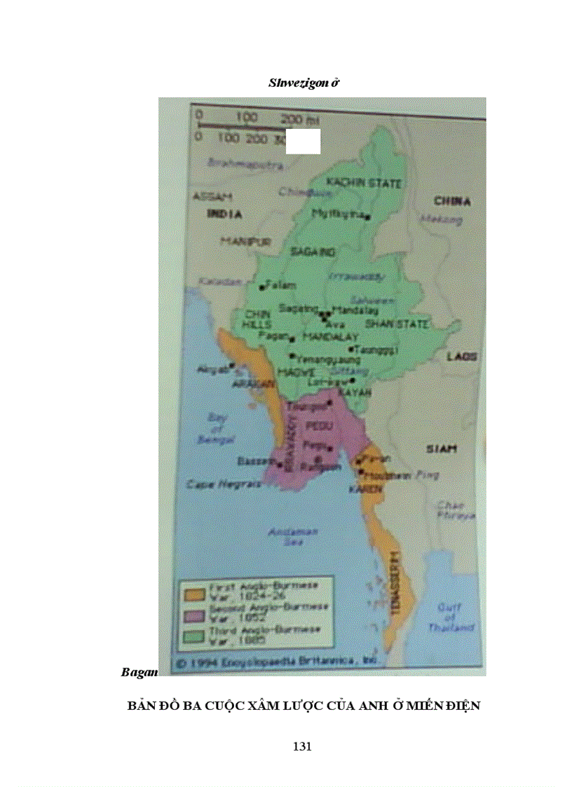 image for page Quá trình xâm nhập cai trị của thực dân Anh ở Miến Điện và hậu quả của nó từ năm 1647 đến năm 1948