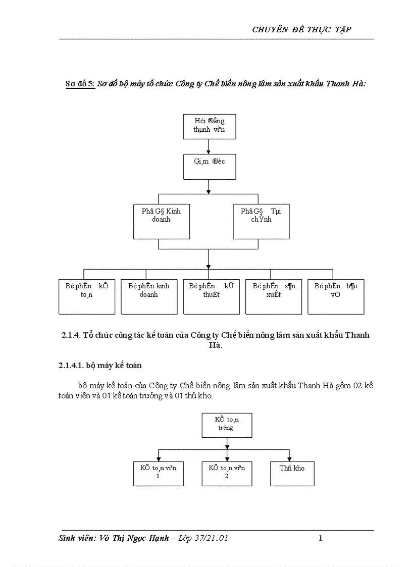 image for page Tổ chức công tác kế toán nguyên vật liệu tại công ty chế biến nông lâm sản xuất khẩu Thanh Hà