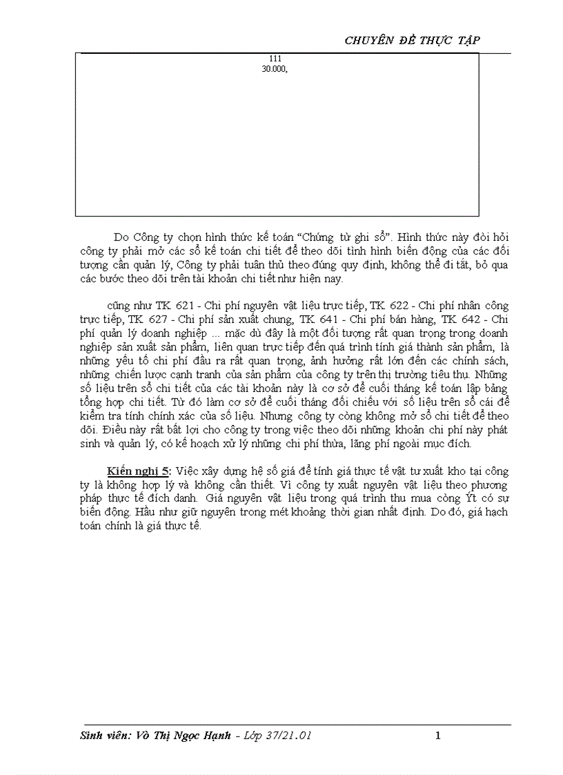 image for page Tổ chức công tác kế toán nguyên vật liệu tại công ty chế biến nông lâm sản xuất khẩu Thanh Hà