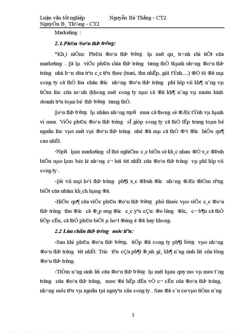 image for page Xây dựng kế hoạch marketing cho công ty trách nhiệm hữu hạn nhà nước một thành viên điện cơ thống nhất VINAWIND 1