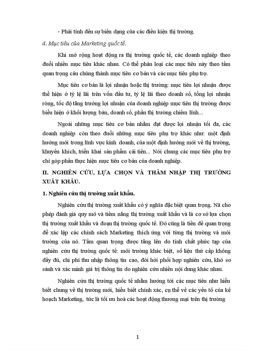 image for page Một số biện pháp Marketing nhằm nâng cao hiệu quả hoạt động xuất khẩu tại Công ty xuất nhập khẩu Hà Tây 1