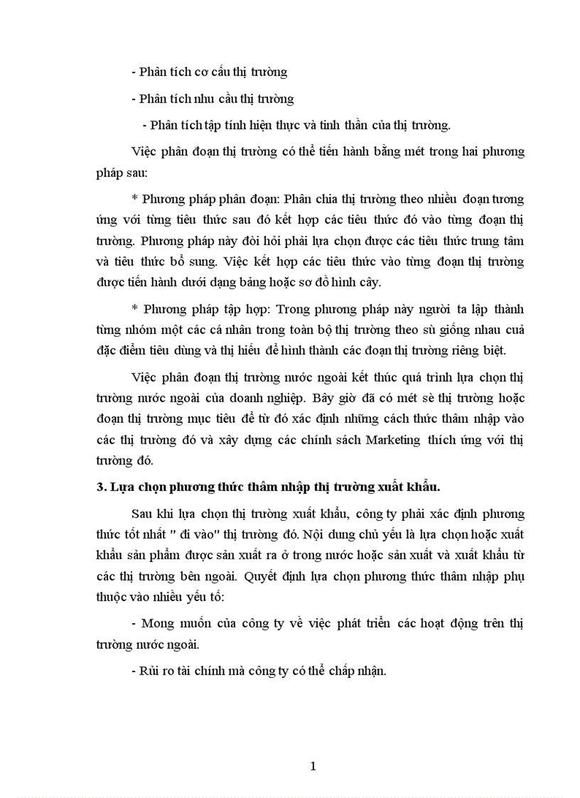 image for page Một số biện pháp Marketing nhằm nâng cao hiệu quả hoạt động xuất khẩu tại Công ty xuất nhập khẩu Hà Tây 1