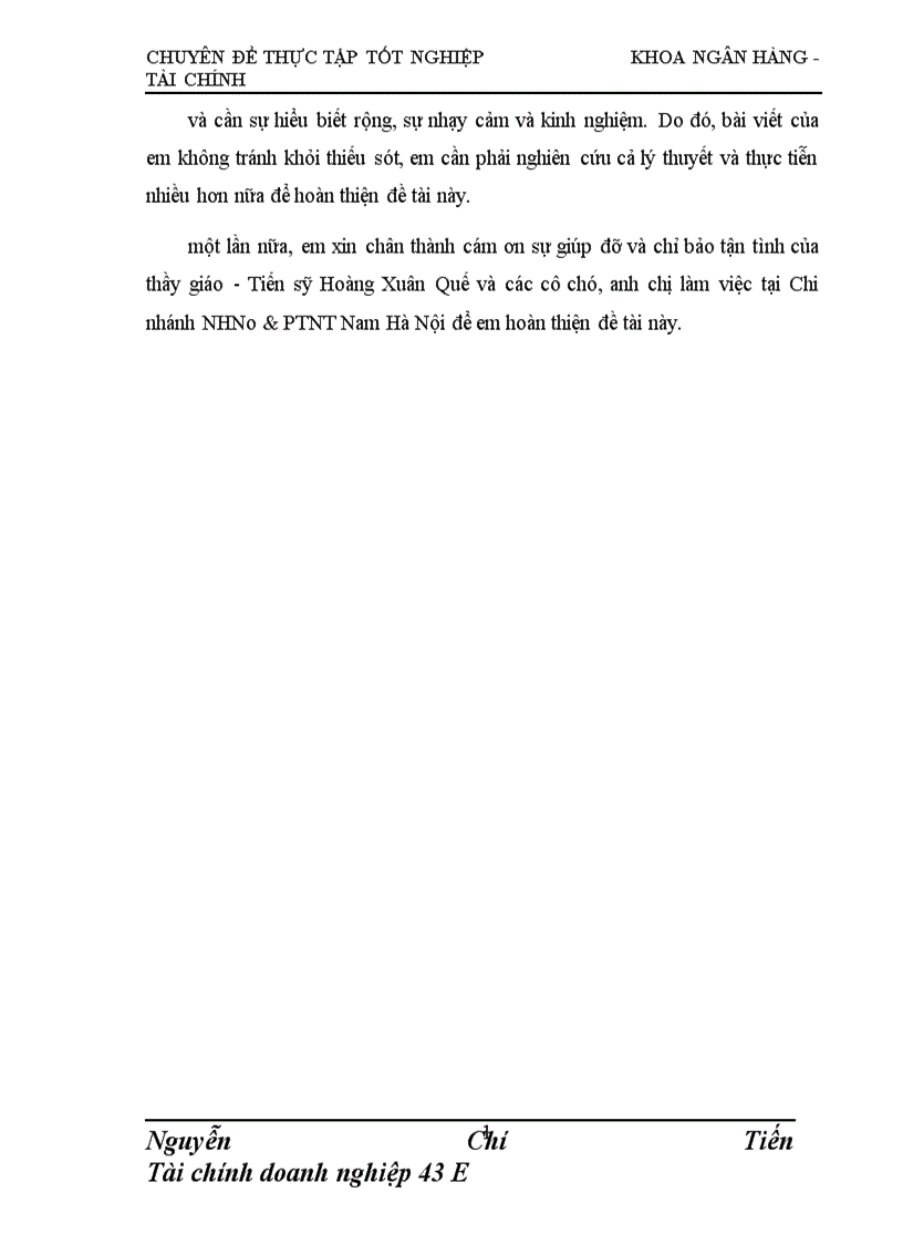 image for page Giải pháp nâng cao chất lượng thẩm định tài chính dự án đầu tư tài Chi nhánh NHNo PTNN Nam Hà Nội 1