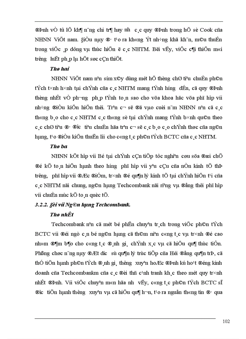 image for page Phân tích báo cáo tài chính ở Techcombank thực trạng và giải pháp 1