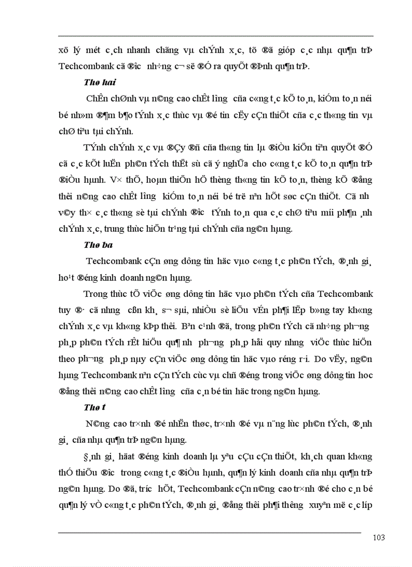 image for page Phân tích báo cáo tài chính ở Techcombank thực trạng và giải pháp 1