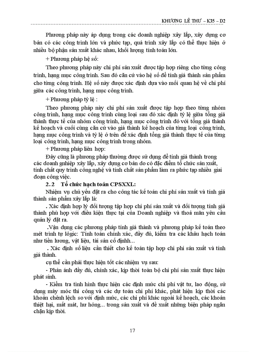 image for page Hoàn thiện kế toán chi phí và tính giá thành tại Công ty Sông Đà 11 Tổng công ty Sông Đà 1
