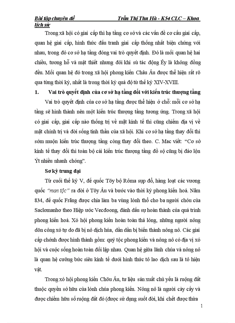 image for page phân tích mối quan hệ biện chứng giữa hạ tầng cơ sở và cơ cấu giai cấp quan hệ giai cấp hình thức đấu tranh giai cấp từ thế kỷ IX đến thế kỷ XVIII