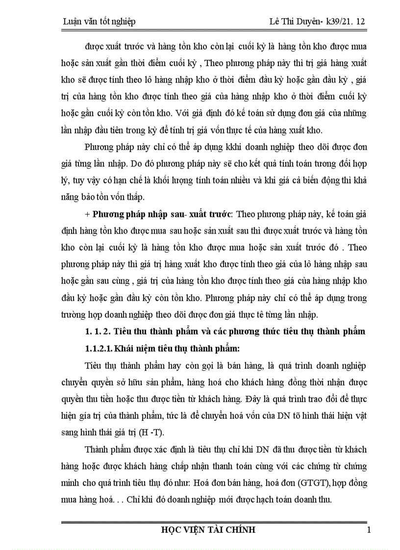 image for page Tổ chức công tác kế toán thành phẩm và tiêu thụ thành phẩm làm luận văn tốt nghiệp cho mình