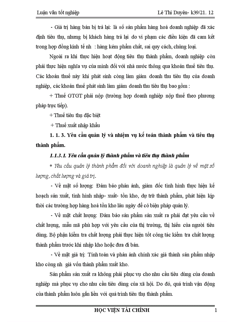 image for page Tổ chức công tác kế toán thành phẩm và tiêu thụ thành phẩm làm luận văn tốt nghiệp cho mình