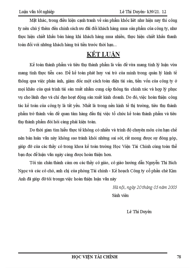 image for page Tổ chức công tác kế toán thành phẩm và tiêu thụ thành phẩm làm luận văn tốt nghiệp cho mình