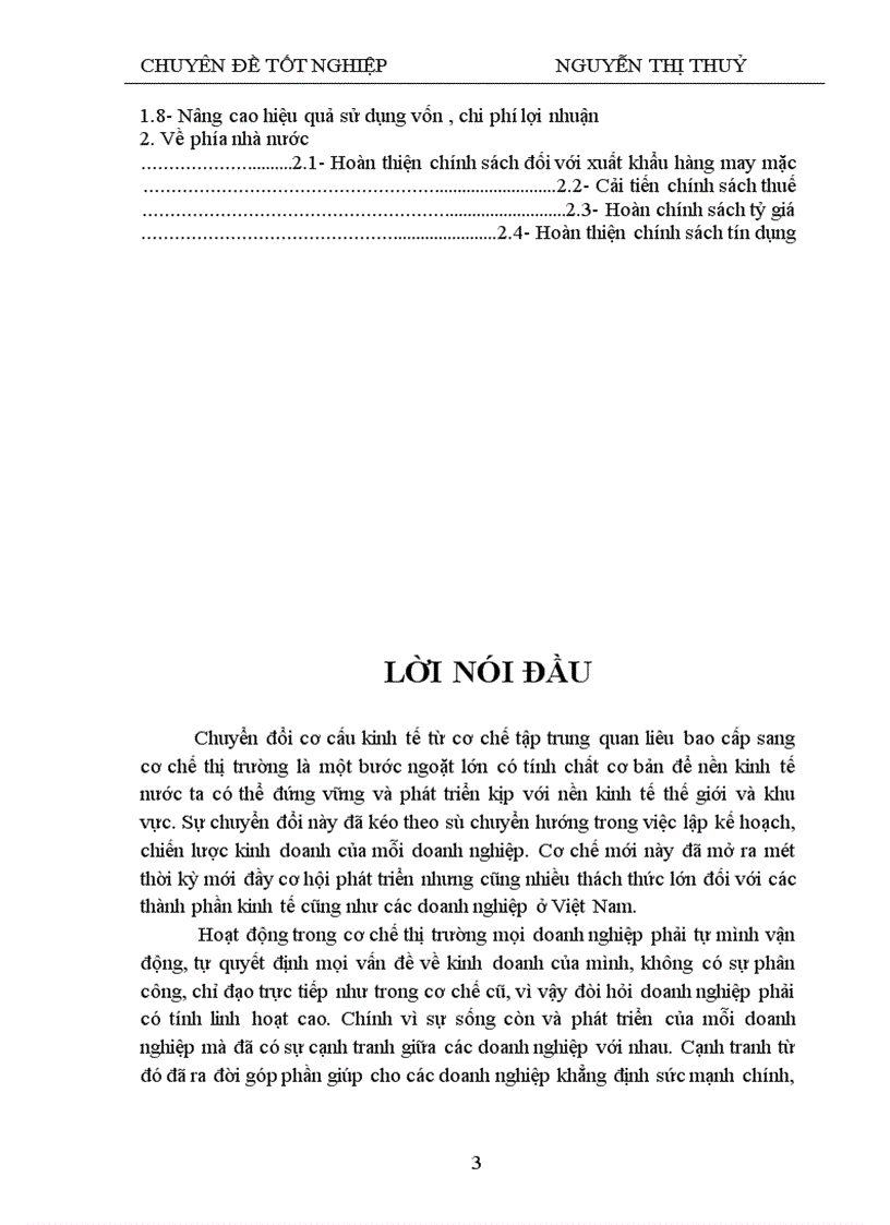 image for page Sức cạnh tranh và các giải pháp nâng cao sức cạnh tranh của Công ty may xuất khẩu trong thị trường quốc tế 1