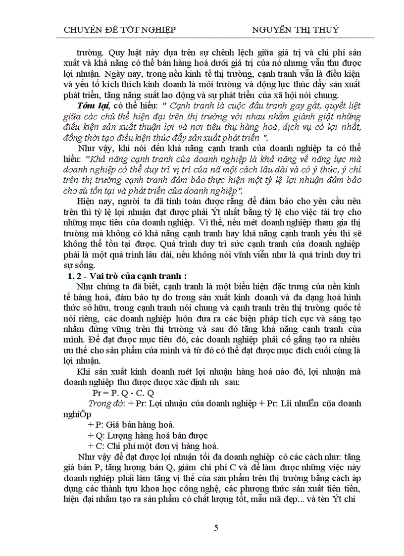 image for page Sức cạnh tranh và các giải pháp nâng cao sức cạnh tranh của Công ty may xuất khẩu trong thị trường quốc tế 1