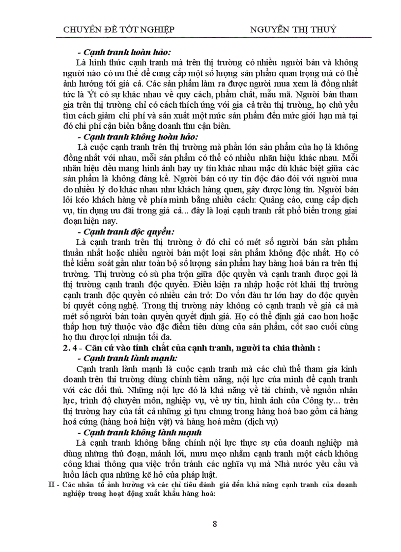 image for page Sức cạnh tranh và các giải pháp nâng cao sức cạnh tranh của Công ty may xuất khẩu trong thị trường quốc tế 1