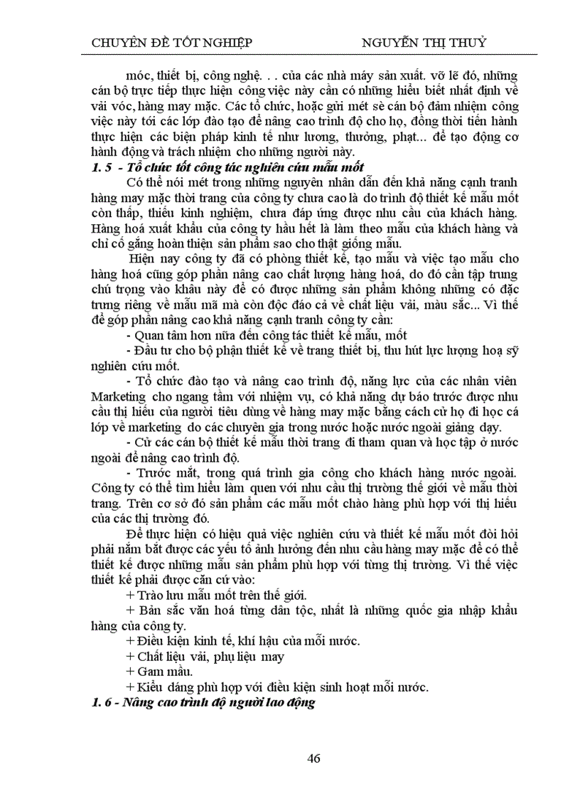 image for page Sức cạnh tranh và các giải pháp nâng cao sức cạnh tranh của Công ty may xuất khẩu trong thị trường quốc tế 1