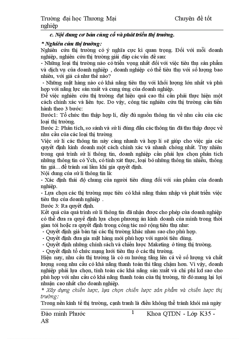 image for page Một số biện pháp nhằm củng cố và phát triển thị trường của doanh nghiệp thương mại 1