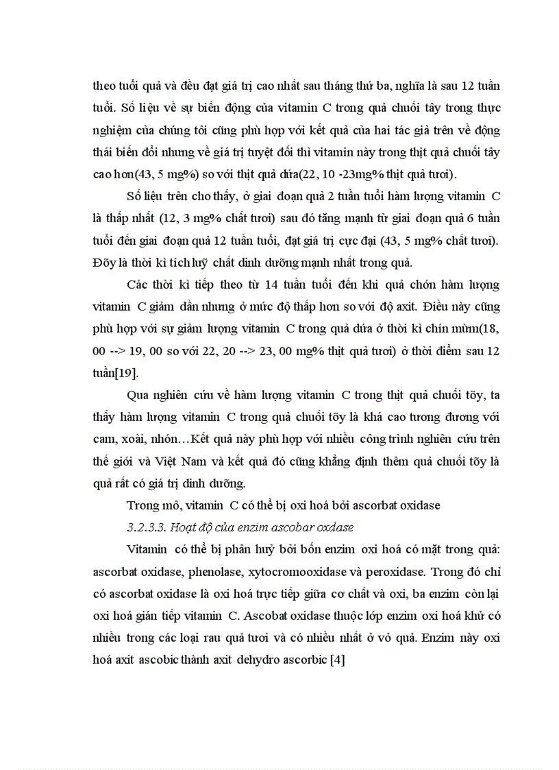 image for page Nghiên cứu động thái một số chỉ tiêu sinh lý hoá sinh theo tiến trình sinh trưởng phát triển của quả chuối tây tại huyện Thanh Trì Hà Nội