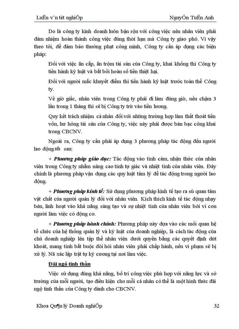 image for page Một số giải pháp nhằm hoàn thiện công tác quản lý nhân sự tại Công ty Nhất Vinh 1